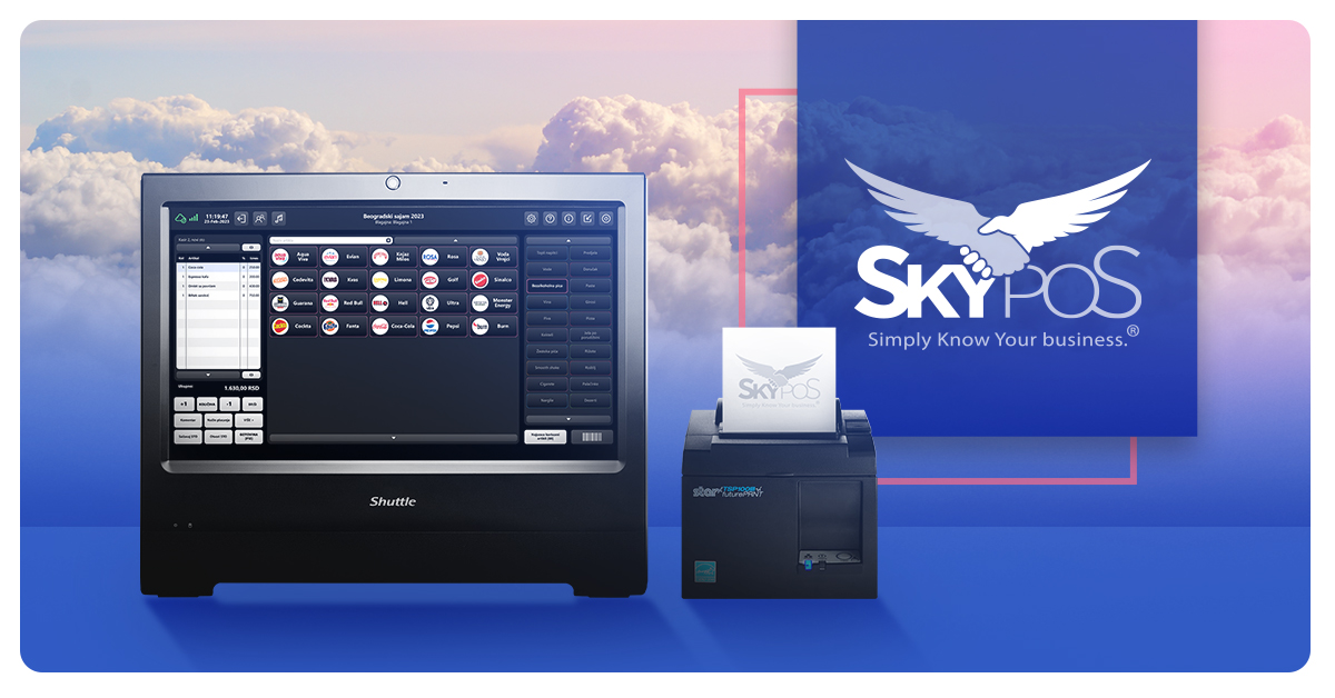 Sky POS – softver za restorane, kafiće i ugostiteljske objekte